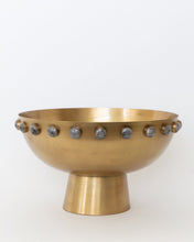 Load image into Gallery viewer, Stone & Brass Bowl