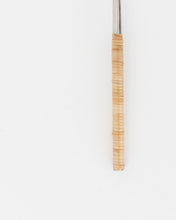 Load image into Gallery viewer, Hammered Metal &amp; Rattan Serving Set
