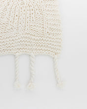 Load image into Gallery viewer, Knitted Ivory Cotton Throw
