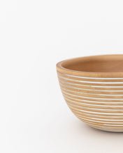 Load image into Gallery viewer, Wooden Striped Bowl
