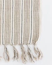 Load image into Gallery viewer, Neutral Stripe Throw
