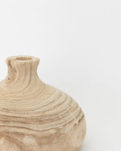Load image into Gallery viewer, Round Wood Vase
