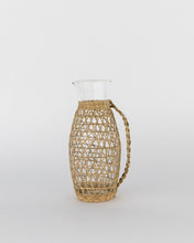 Load image into Gallery viewer, Samos Seagrass &amp; Glass Pitcher
