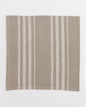 Load image into Gallery viewer, Square Stripe Cotton Napkins (Set of 4)
