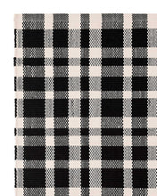 Load image into Gallery viewer, Tattersal Black Indoor / Outdoor Rug Swatch
