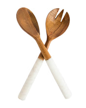 Load image into Gallery viewer, Wood &amp; Marble Server Set
