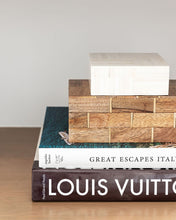 Load image into Gallery viewer, Wood &amp; Brass Box
