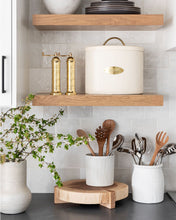 Load image into Gallery viewer, Brass Detailed Metal Bread Box
